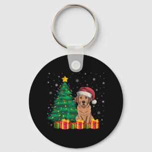 Chaveiro Ugly Labrador Papai Noel Luz de Natal