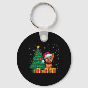 Chaveiro Ugly Yorkshire Terrier Santa Hat