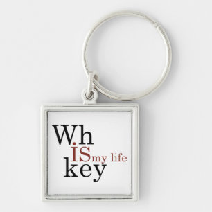 Chaveiro uísque é minha vida