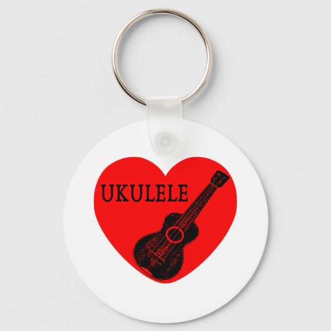 Chaveiro Ukulele Love (Frente)