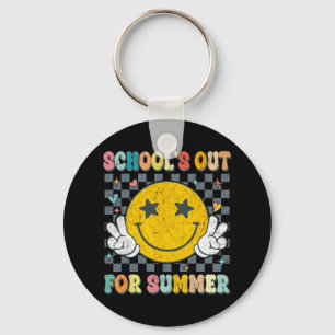 Chaveiro Último Dia De Escolas De Retrô No Verão Te