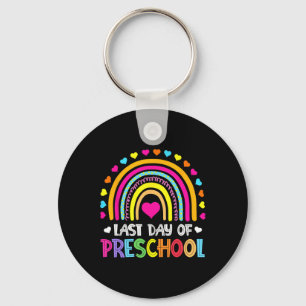 Chaveiro Último Dia De Pós-Graduação Do Arco-Íris Da Escola