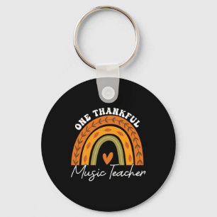 Chaveiro Um agradecido professor de música Rainbow Fall Gra