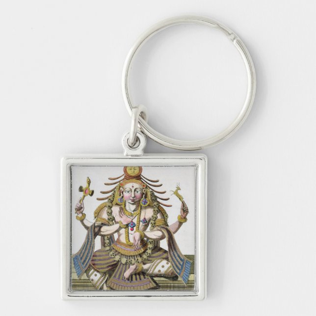 Chaveiro Um aspecto de Shiva, 'da viagem Indes auxiliar e (Frente)