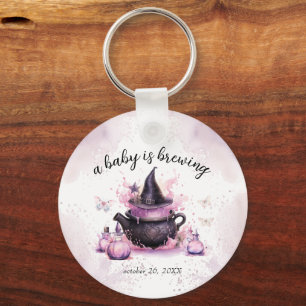 Chaveiro Um Bebê Está Fazendo Chá de fraldas De Halloween B