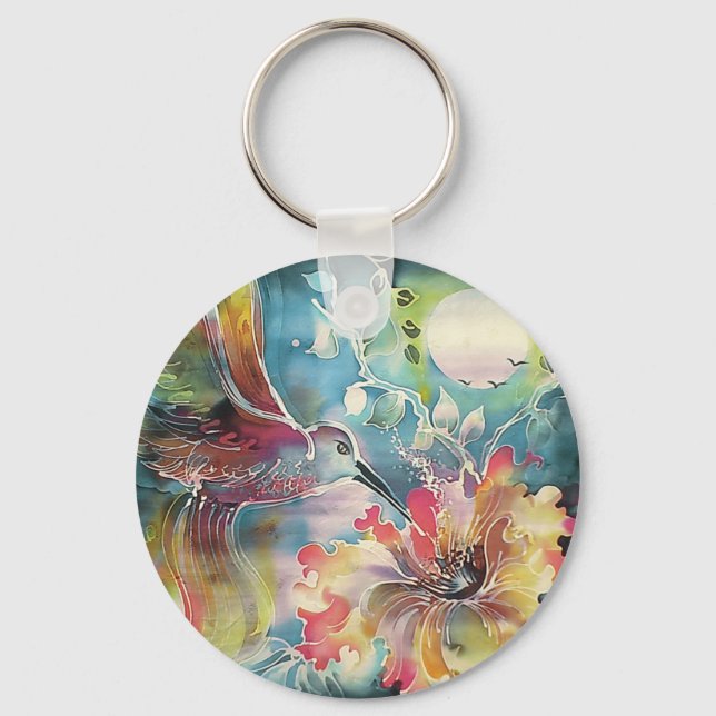 Chaveiro Um beija-flor Solteiro (Frente)