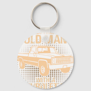 Chaveiro Um Chevrolet C10 Silverado antigo 1987