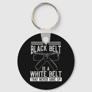 Chaveiro Um Cinturão Negro É Um Cinturão Branco Que Nunca D