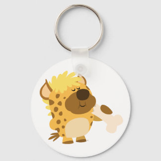 Chaveiro Um desenho bonito localizou Hyena esmagando um tec