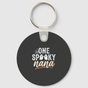 Chaveiro Um Design de Fantasma de Halloween da Nana Assusta