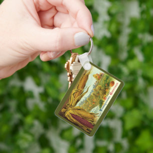 Chaveiro Um Dia de Ação de Graças de Coração; Corno Índio e