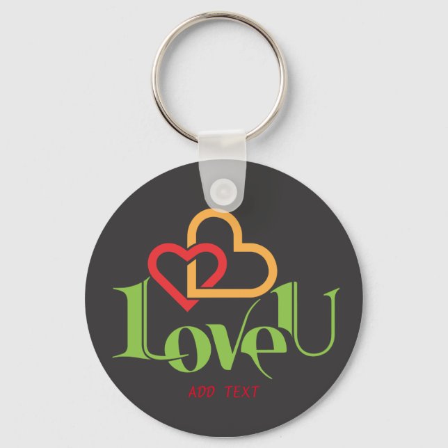Chaveiro Um dia de amor e todos que amam (Frente)