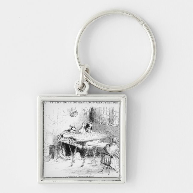 Chaveiro Um dia nos fabricantes do laço de Nottingham (Frente)
