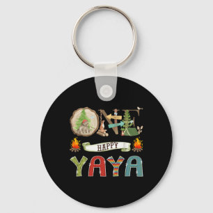 Chaveiro Um Feliz Yaya Campista Urso de Aniversário de 1 An