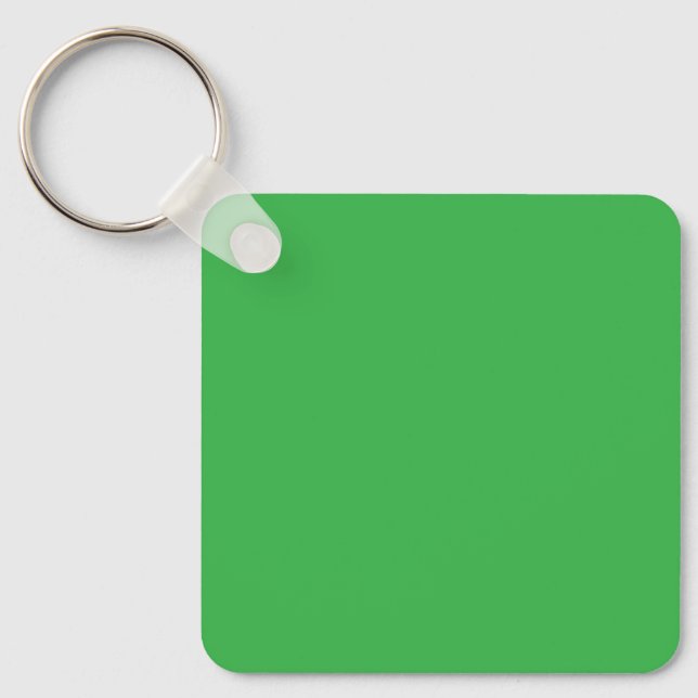 Chaveiro Um fundo verde sólido com uma textura suave (Frente)