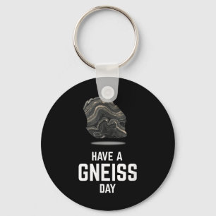 Chaveiro Um Geólogo Geólogo Terra Granito Teto Gneiss Day