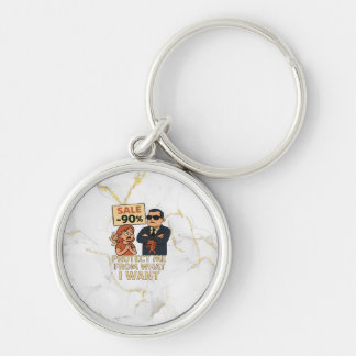 Chaveiro Um gráfico humorístico ao estilo cartoon