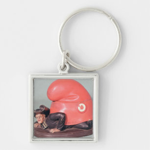 Chaveiro Um inkwell ou um pote do tabaco