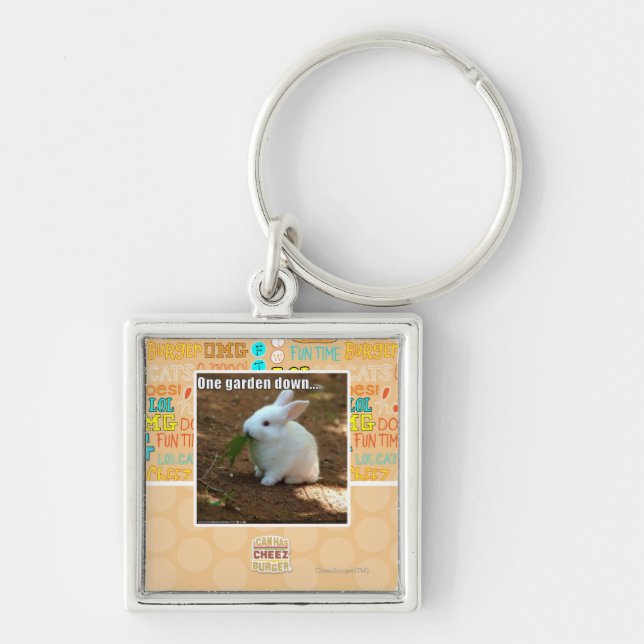 Chaveiro Um jardim Down� (Frente)