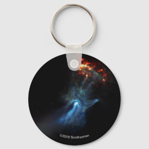 Chaveiro Um Jovem Pulsar Mostra Sua Mão