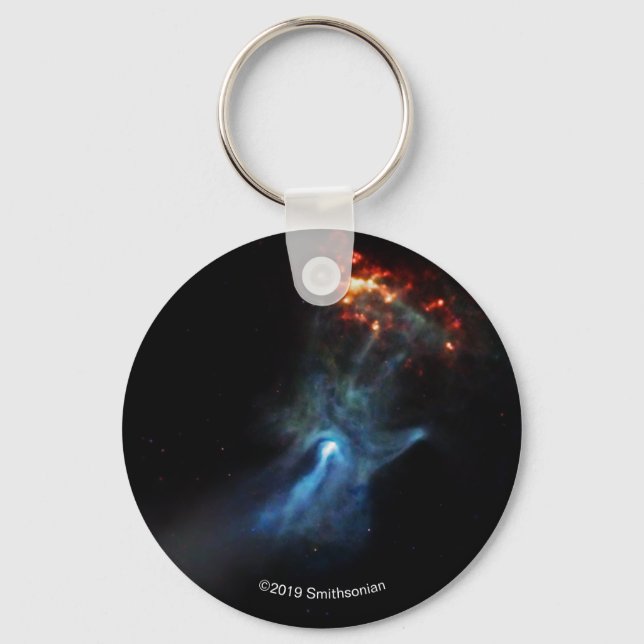 Chaveiro Um Jovem Pulsar Mostra Sua Mão (Frente)