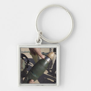 Chaveiro Um líder do pelotão aponta a um ajuste do atraso