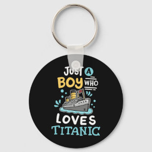 Chaveiro Um Menino Que Ama O Rms Titanic Barco De Cruzeiro