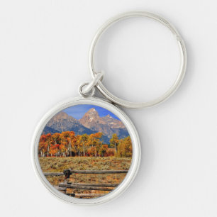 Chaveiro Um momento em Wyoming no outono