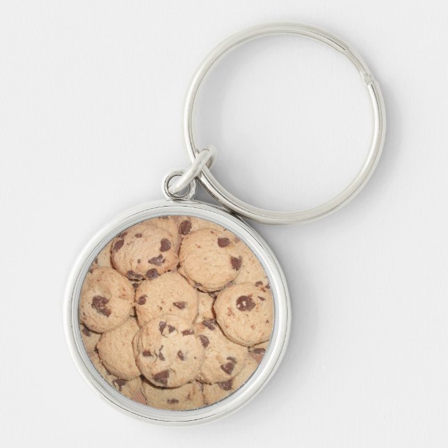 Chaveiro Um monte de biscoitos de chocolate (Frente)