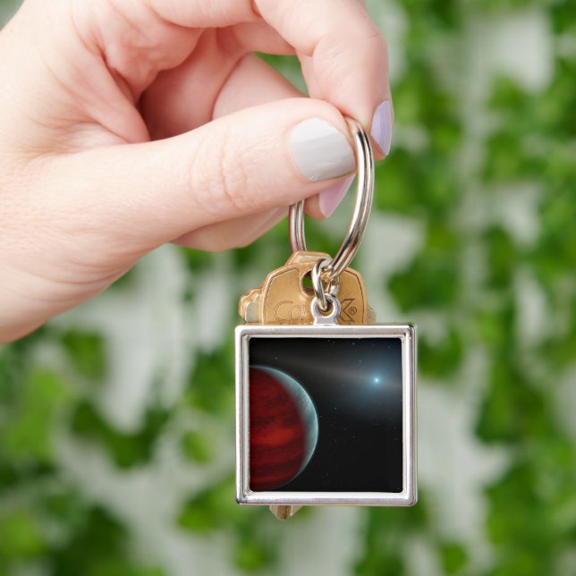 Chaveiro Um Planeta Gigante A Gás Em Torno De Uma Estrela N (Mão)