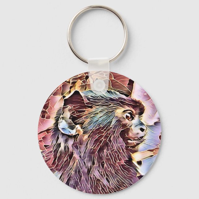 CHAVEIRO UM POUCO DE MACACO (Frente)