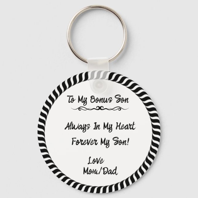 Chaveiro Um Presente Para O Meu Filho Do Bônus (Frente)