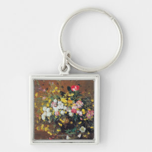 Chaveiro Um vaso das flores