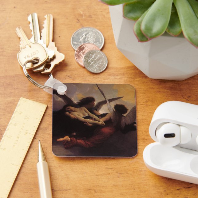 Chaveiro Uma alma trazida para o céu por Bouguereau (Mesa)