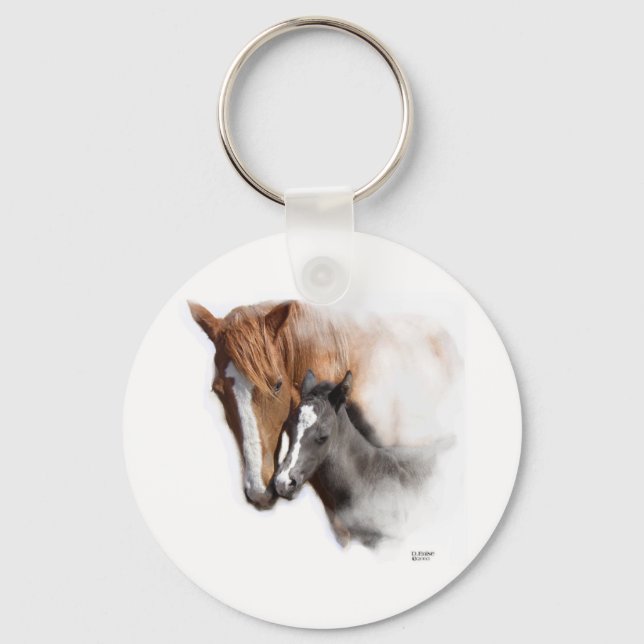 Chaveiro Uma Cadeia-Chave de Amor entre Mães (Frente)