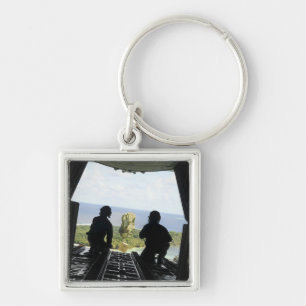 Chaveiro Uma caixa de bens humanitários