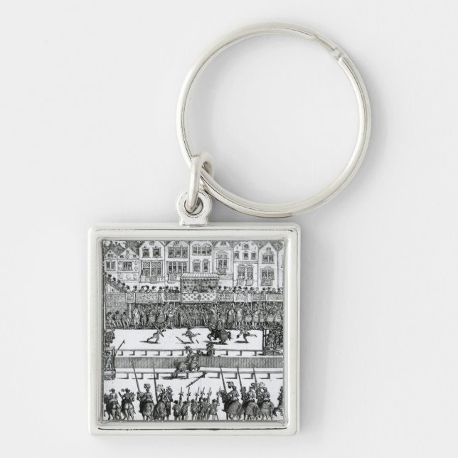 Chaveiro Uma cena Jousting (Frente)