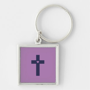 Chaveiro Uma Cruz Com Amor Arte de Amor Sagrado