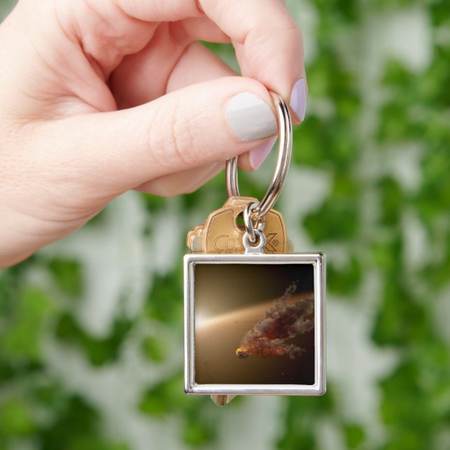 Chaveiro Uma Erupção Enorme Em Torno Do Star Ngc 2547-Id8. (Mão)