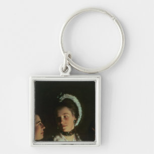 Chaveiro Uma experiência em um pássaro na bomba de ar, 17