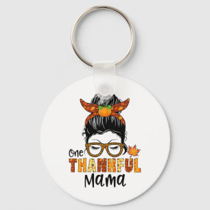 Chaveiro Uma Feliz Mama Engraçada Queda de outono Ação de G