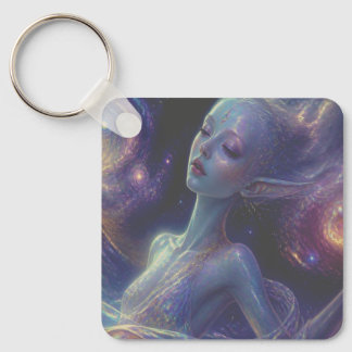 Chaveiro Uma Garota Extraterrestre/ Alien Está Indo Dormir