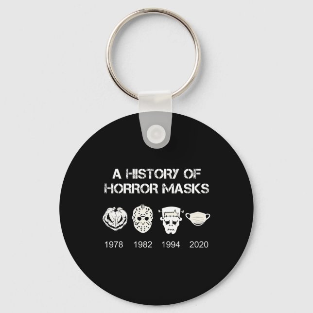 Chaveiro Uma História De Máscaras De Horror No Halloween E  (Frente)