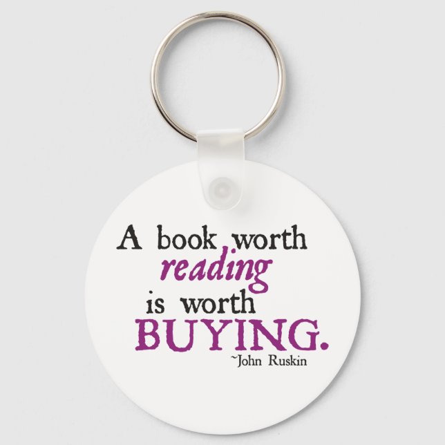 Chaveiro Uma Leitura do Livro Vale a Pena Comprar (Frente)