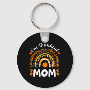 Chaveiro Uma Mãe Agradável Ação de Graças Rainbow Fall Leop