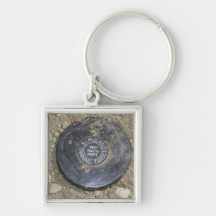 Chaveiro Uma mina terrestre simulada