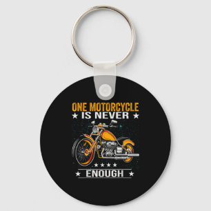 Chaveiro Uma Moto Nunca é Suficiente - Citação Divertida de