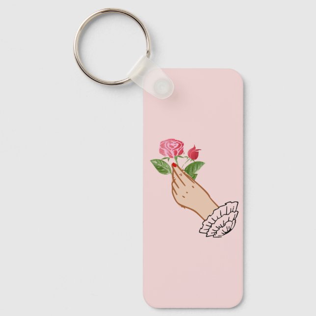 Chaveiro Uma rosa  (Frente)