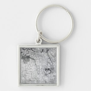 Chaveiro Uma seção de uma folha da avaliação