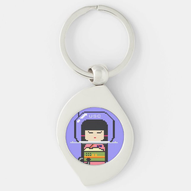 Chaveiro Umeko Space Colony NFT #47 Sumi keychain (Frente)